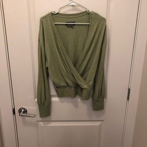 Anthropologie wrap sweater